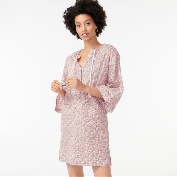 J Crew Liberty Rose Eloise Floral Beach Tunic Cover Up Nwt Sz S $178